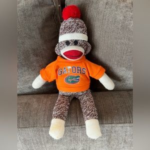 FLORIDA GATORS 12” SOCK MONKEY